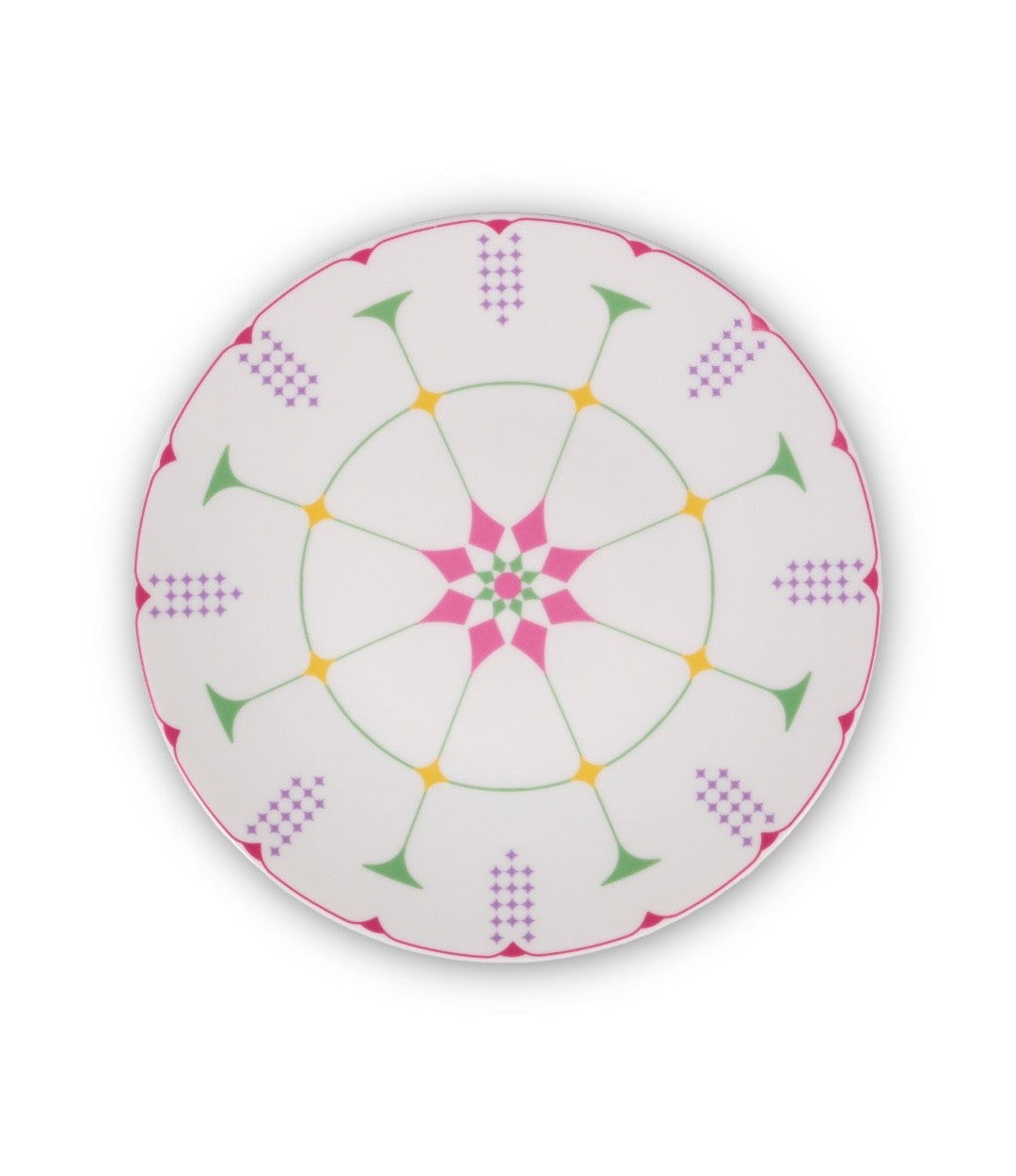 Pink Dahlia Porcelain Plate