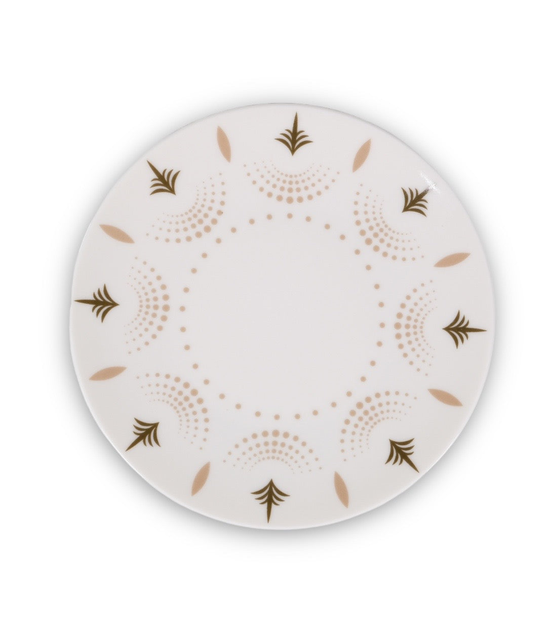 Sandy Lotus Porcelain Plate