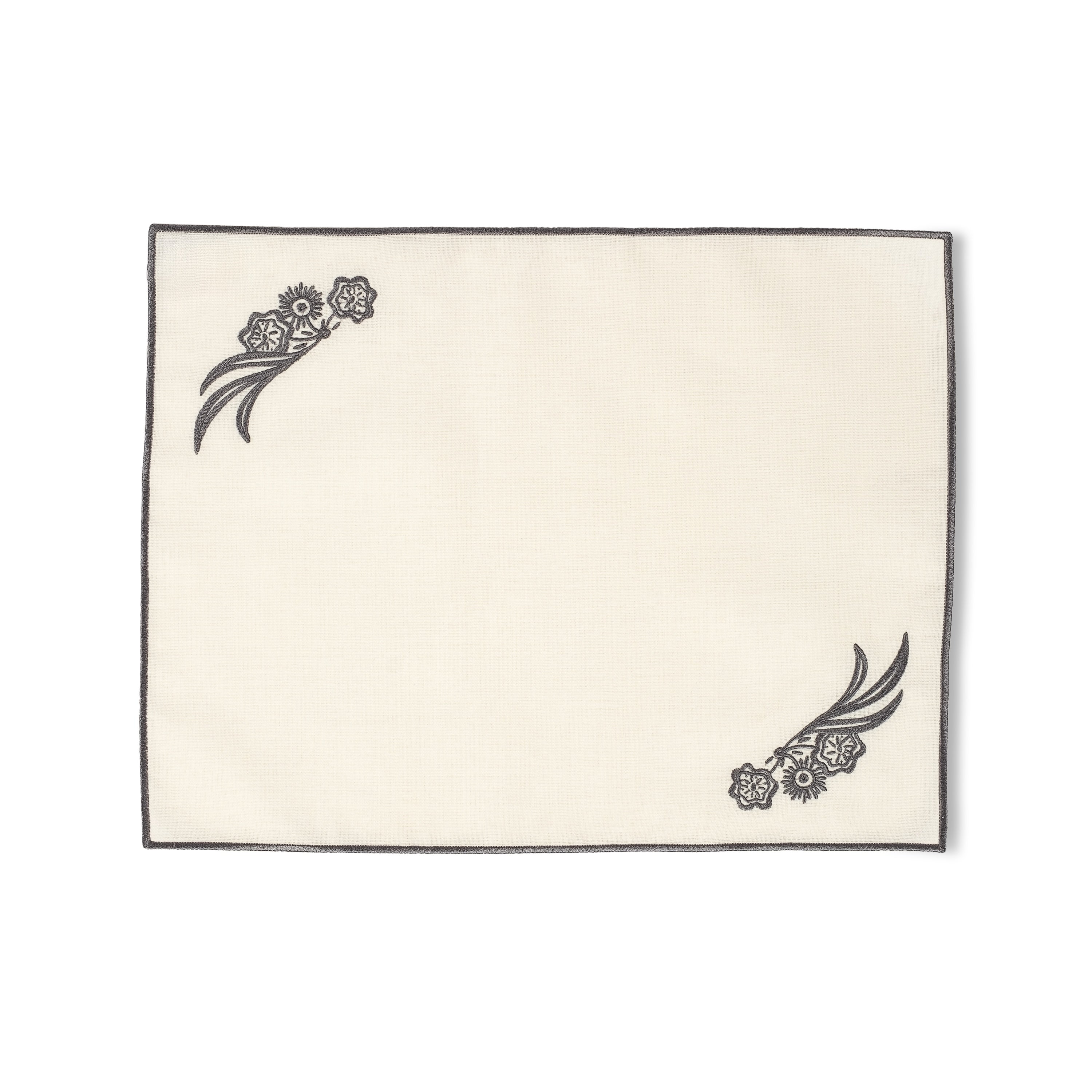 Silver Emerald Linen Table Top