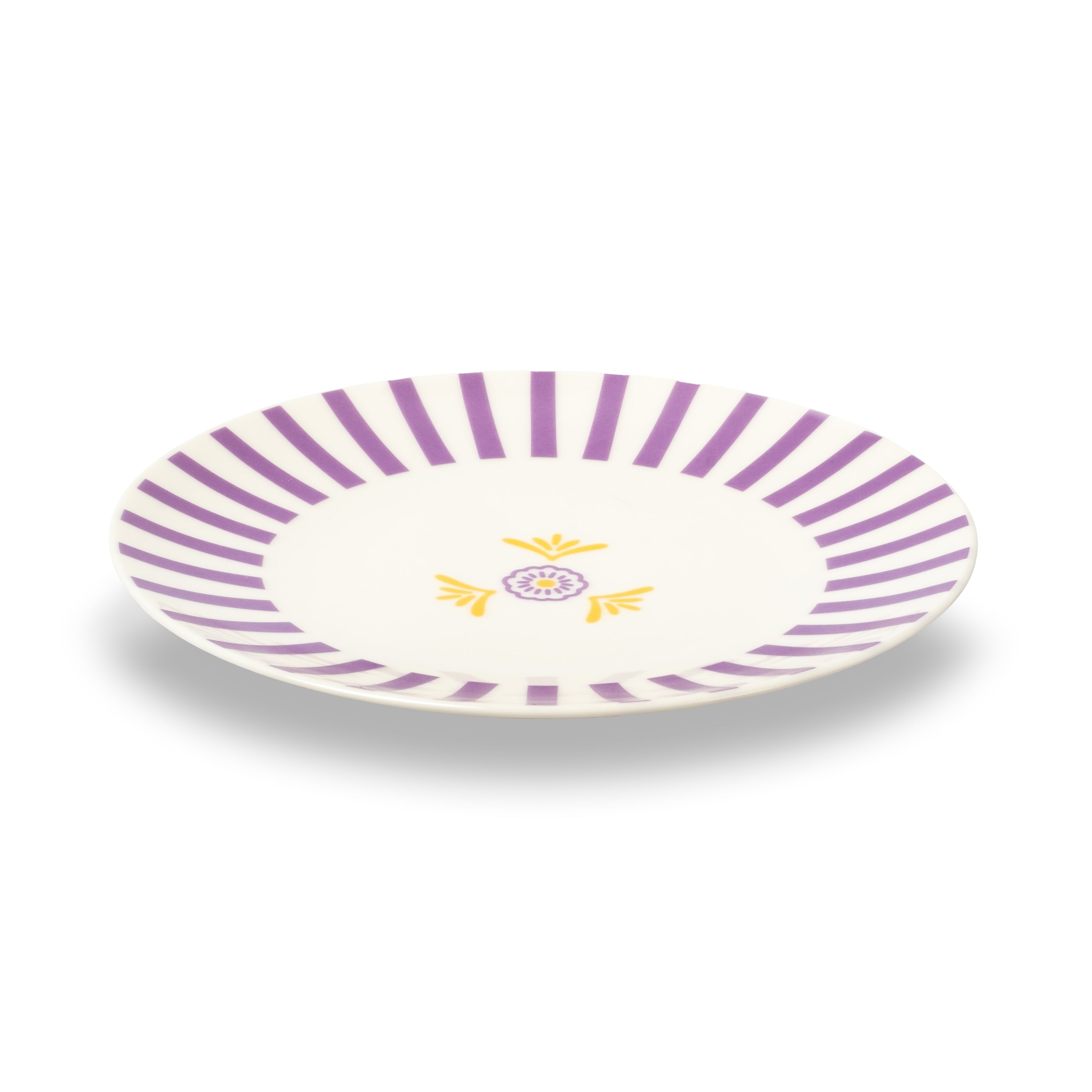 Pink Etoile Porcelain Plate