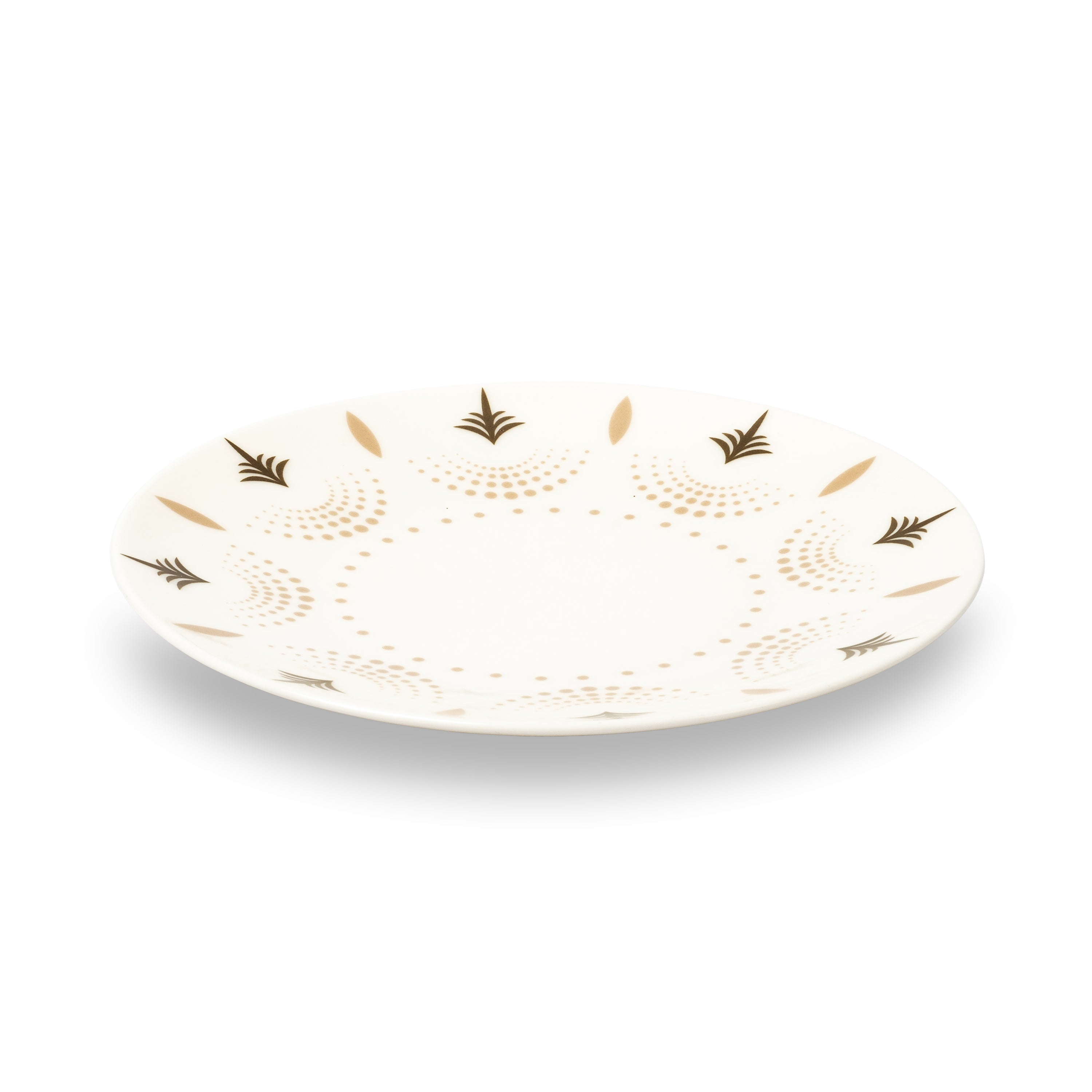 Sandy Lotus Porcelain Plate